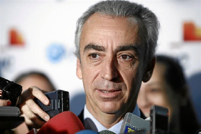 El secretario de Hacienda, Miguel Ferre, en declaraciones a los medios. / Foto: Europa Press.