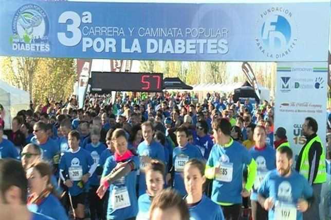 Carrera solidaria por la diabetes en Madrid. / Foto: Europa Press.