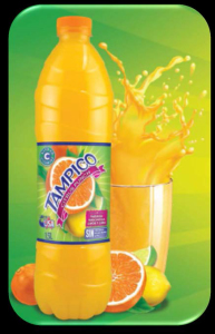 El sabor Citrus Punch de Tampico, con naranja, mandarina, lima y limón.