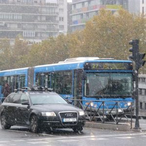Todo controlado en Madrid para evitar posibles problemas por las nevadas. / Foto: Europa Press.