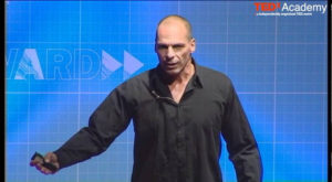 El ministro de Economía de Grecia, Varoufakis. / Foto: Youtube.