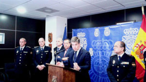 Rueda de prensa de la Policía Nacional. / Foto: Europa Press.