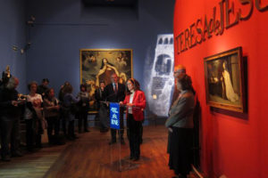 Presentación de la muestra previa a su inauguración. / Foto: Europa Press.