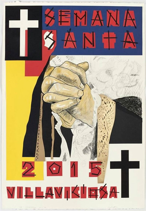Cartel de la Semana Santa de Villaviciosa 2015.