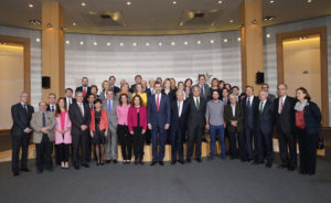 El Rey con los europarlamentarios españoles. / Foto: Casa Real.