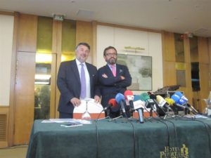 El director de Campofrío España, Ignacio González, ha dado a conocer los datos en rueda de prensa. / Foto: Europa Press.