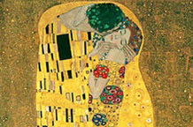 El beso, de Gustav Klimt.