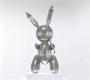 'conejo' de Jeff Koons. / Foto: Museo Gugenheim de Bilbao.