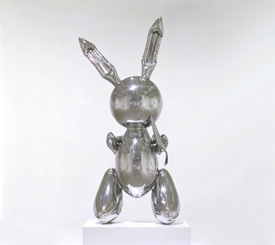 'conejo' de Jeff Koons. / Foto: Museo Gugenheim de Bilbao.