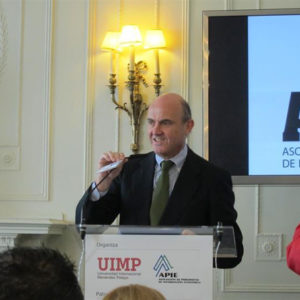 El ministro de Economía Luis de Guindos. / Foto: Europa Press.