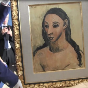 El cuadro de Picasso es recepcionado en España.