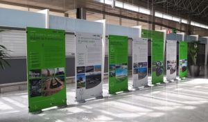 Exposición de fotografías en el Aeropuerto de Fuerteventura.