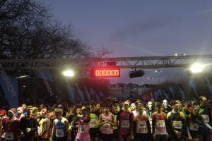 Corredores en la última edición de la San Silvestre de Santander.