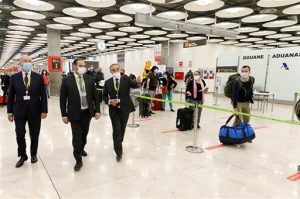 Supervisión de prevención y control en los aeropuertos por el Covid-19