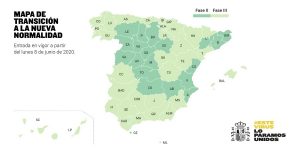 El 52% de la población española pasa a fase 3 el próximo lunes