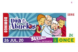 La ONCE rinde homenaje a los abuelos en su Día protagonizando el cupón