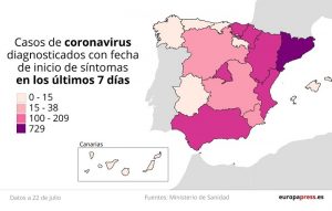 Siete CCAA mantienen los brotes de coronavirus a raya