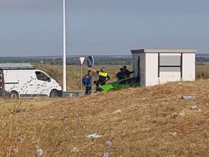 Imputan conducción temeraria a los ocupantes de un lamborghini empotrado en Huelva