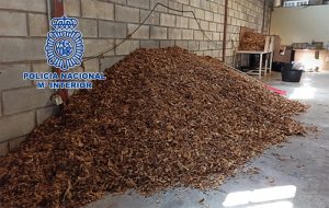 Diez detenidos por vender picadura de tabaco a domicilio a través de paquetería