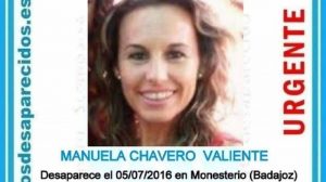 Un vecino de Monesterio, detenido por su relación con la desaparición de Manuela Chavero