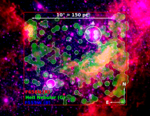 Descubren núcleos de helio en un cascarón gigantesco de gas gracias al Gran Telescopio de Canarias