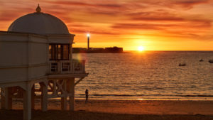 El atardecer de La Caleta, el más bello de España