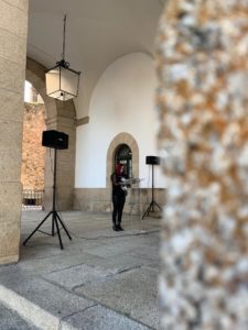 La Plaza Mayor de Cáceres lucirá una gran estrella en 3D